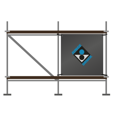 Gerüstbanner | B 250 cm x H 206 cm | einseitig bedruckt