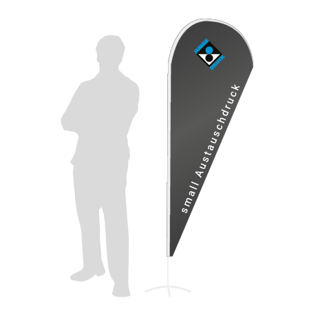 Beachflag Drop Austauschdruck | Small (218 cm) | einseitig bedruckt