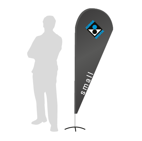 Beachflag Drop | Small (218 cm) | einseitig bedruckt